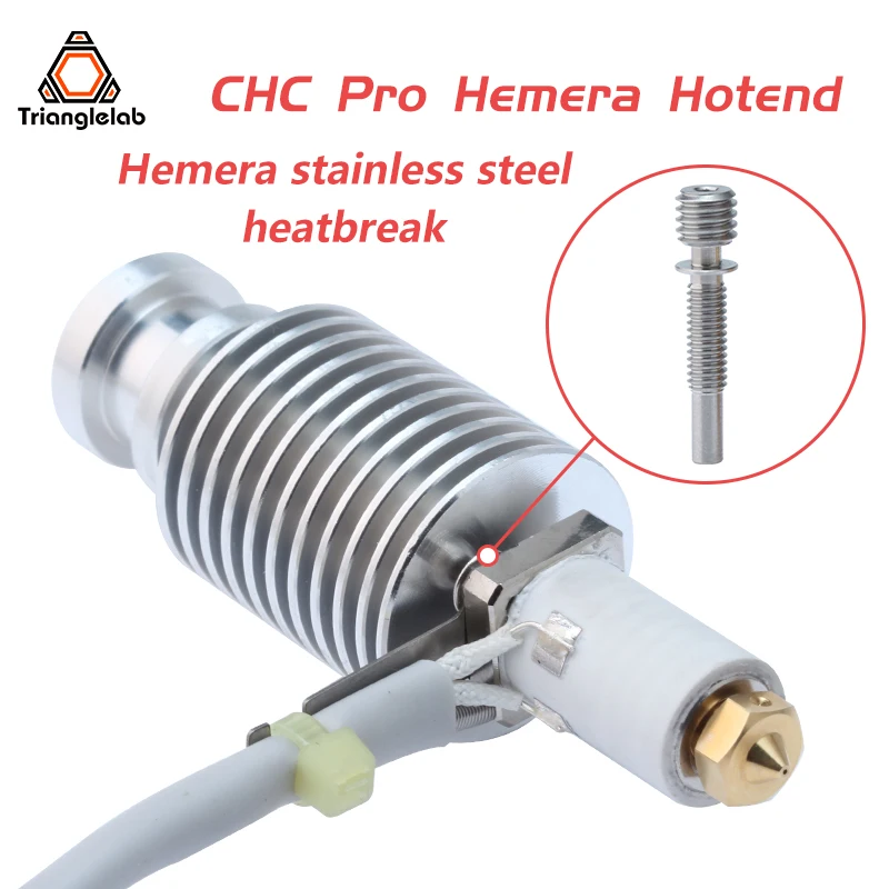 Trianglelab CHC Pro Hemera Hotend МАКСИМАЛЬНАЯ мощность 115 Вт керамический нагревательный сердечник CHC Pro быстрый нагрев или ender 3 volcano hotend CR10