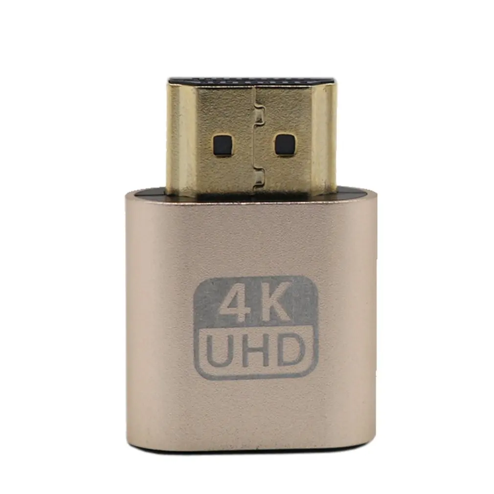 VGA HDMI Фиктивный Штекер Виртуальный Дисплей Эмулятор Адаптер DDC Edid Поддержка 1920x1080P Для Видеокарты BTC Mining Miner