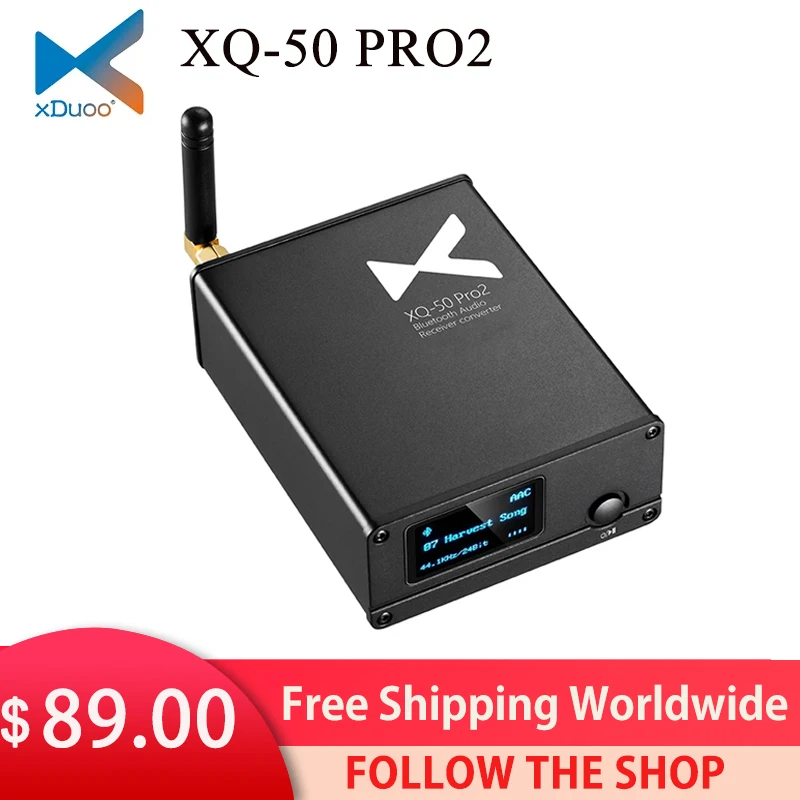 XDUOO XQ-50 PRO2/XQ-50S Bluetooth Аудиоприемник Конвертер QCC5125 Buletooth 5.1 DAC XQ-50 pro поддержка ПК USB DAC XQ-50 PRO2