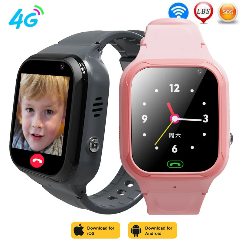 XiaoMi 2022 Новые GPS Смарт-Часы Для Детей HD Камера Поддержка 4G Вызова sim-карты Smartwatch WiFi GPS Позиционирование Для iPhone Xiaomi Child