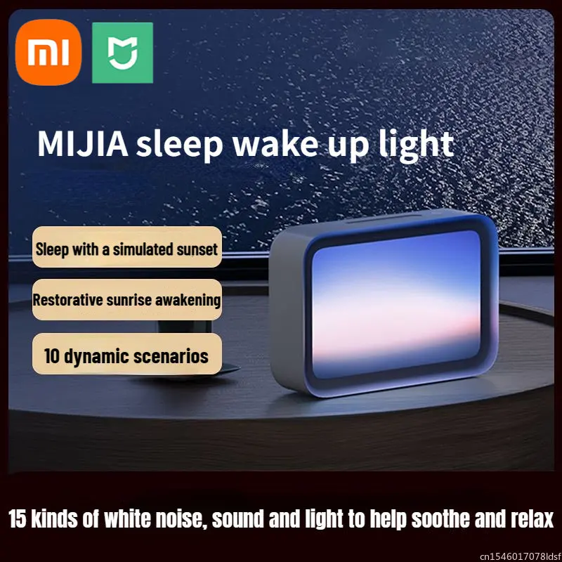 Xiaomi Mijia Wake Up Light Лампа для сна, прикроватная атмосфера, ночные огни, звуковой эффект, Закат, приложение Xiaoai, Семейная спальня
