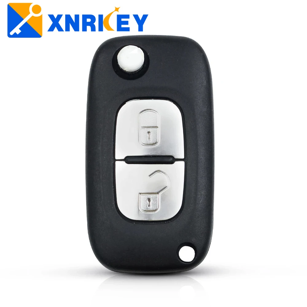XNRKEY 2 Кнопки Модифицированный Откидной Чехол Для Дистанционного Ключа Автомобиля PEUGEOT 406 407 408 308 307 107 207 Fob Case CE0523 Key Shell