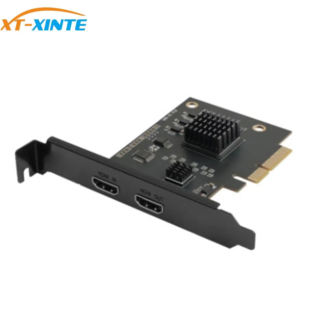 XT-XINTE Встроенная карта видеозахвата, совместимая с PCIe и HDMI, 4K60 HDR Интерфейс PCIe, 2K144 1080p240 Источник аудио- и видеозахвата PS5