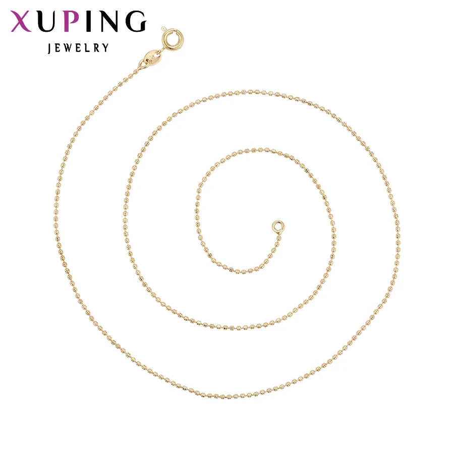 Xuping Простое Модное Ожерелье В Очаровательном Стиле, Длинное Ожерелье-Цепочка, Подарок Для женщин и девочек, Ювелирные изделия 42589