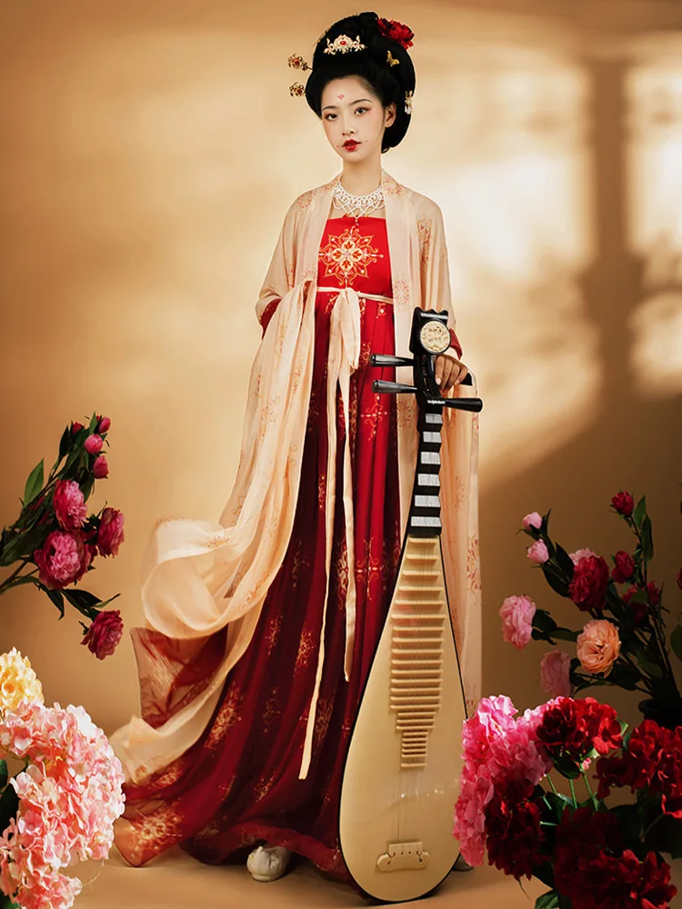 Yourqipao Летний Костюм Hanfu Fairy Girls Tang для косплея с фотографией, традиционное китайское платье Hanfu для женщин