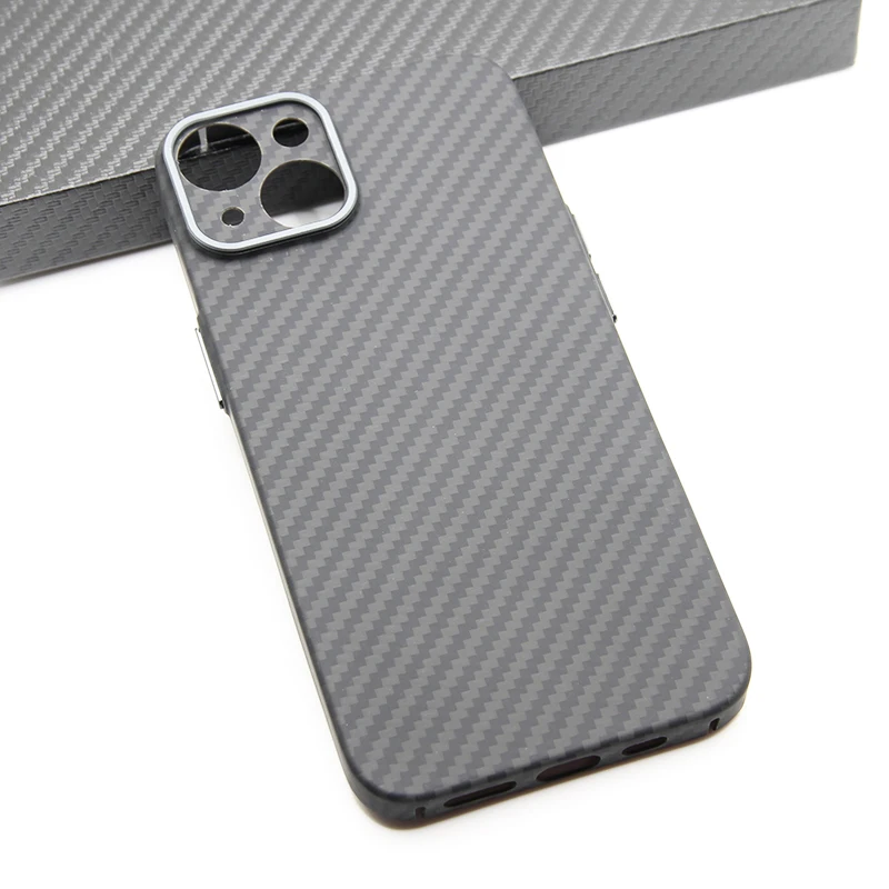 ZXKE Carbon Case Для Apple 14 iPhone14Plus Жесткий Чехол Сверхлегкий Ультратонкий Удобный Коммерческий Защитный Чехол Из Арамидного волокна