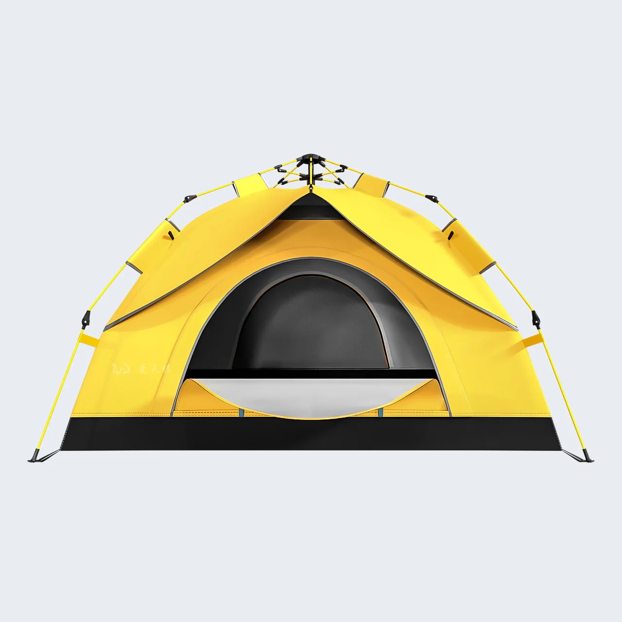 Автоматическая кемпинговая палатка RV, семейная палатка на 3-4 человека, Двухслойная Переносная палатка для пеших прогулок