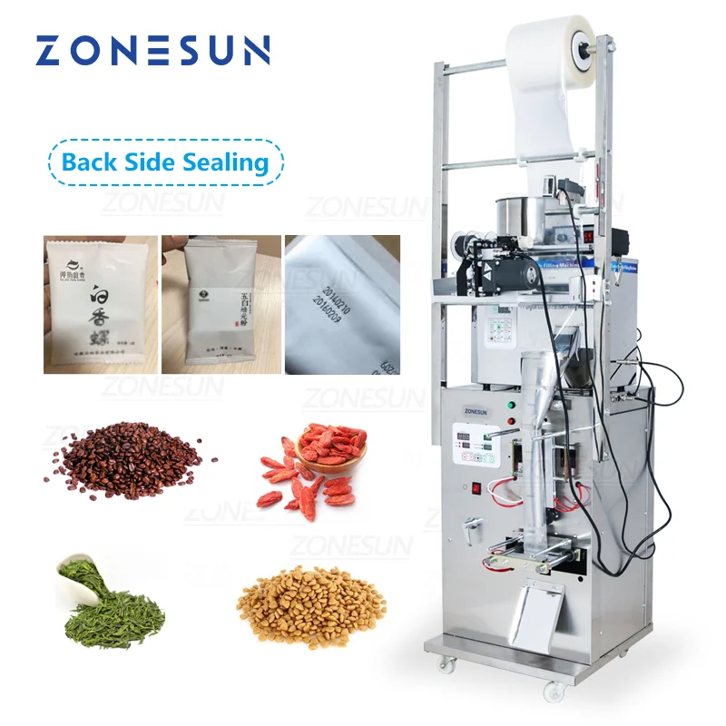 Автоматическая упаковочная машина для взвешивания кофейных зерен ZONESUN, изготовленная по индивидуальному заказу Стефана Перрино