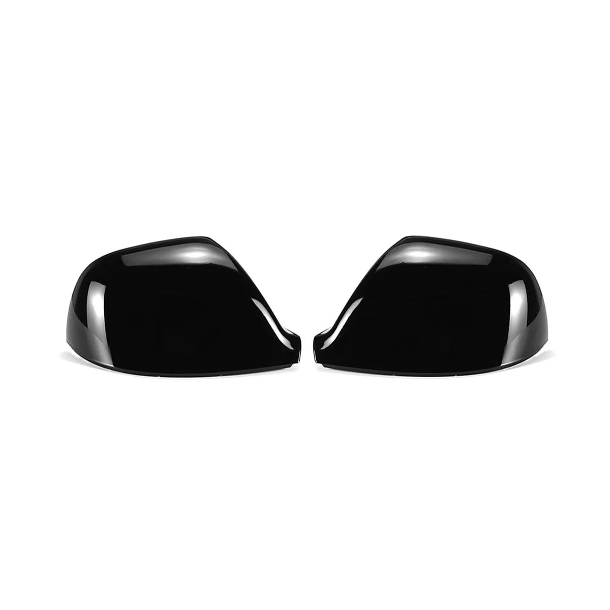 Автомобильная Яркая Черная Боковая крышка зеркала заднего вида, Прямая крышка зеркала для VW Transporter T5 T5.1 2010-2015 T6 2016-2019