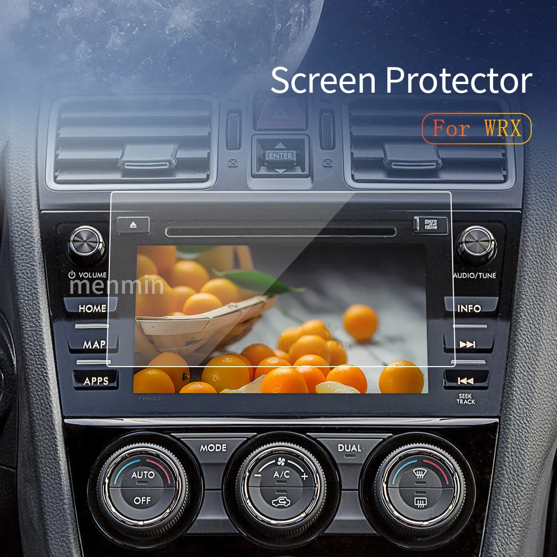 Автомобильные наклейки, защитная пленка для экрана Carplay SUBARU WRX 2023 RHD дисплей, защитная пленка из закаленного стекла, навигационные автоаксессуары