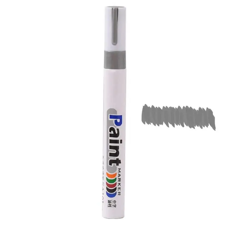 Автомобильный малярный маркер, Портативная стеклянная ручка, оконный маркер с алюминиевой трубкой, ручка для удаления царапин от автомобильной краски для стеклокерамики