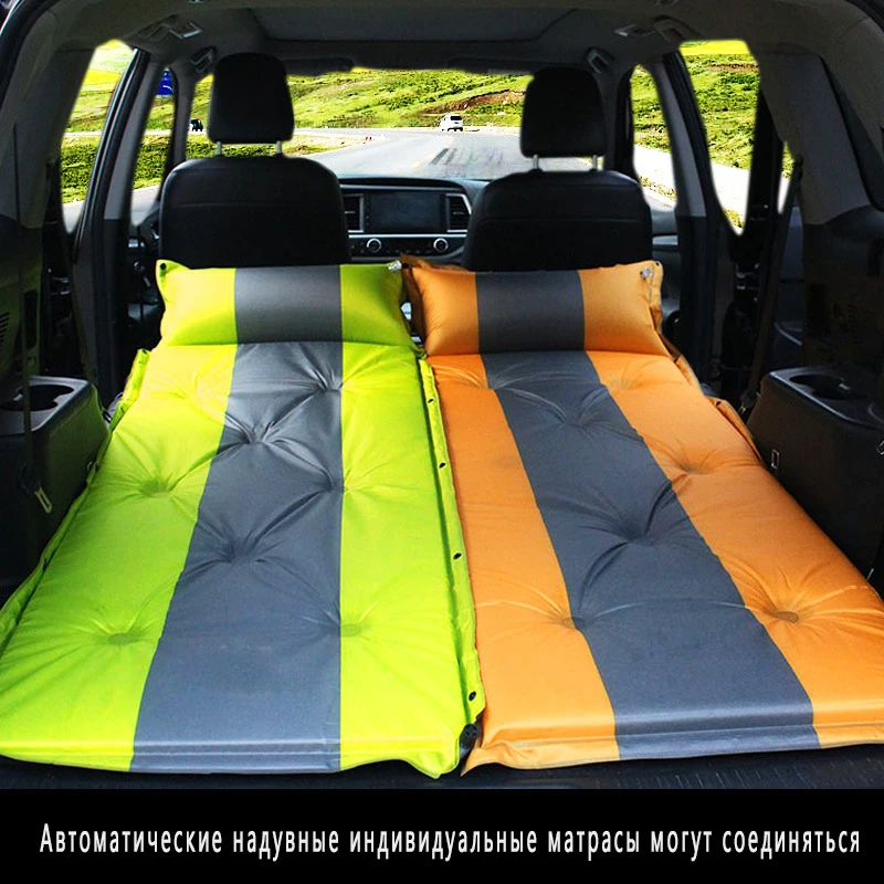 Автомобильный многофункциональный автоматический надувной матрас для внедорожника, специальный надувной матрас для сна, одинарный соединяемый матрас, автомобильная кровать для путешествий