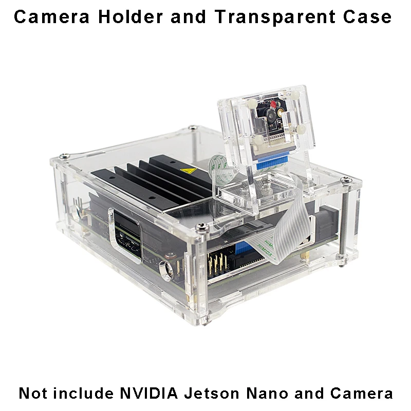 Акриловый держатель камеры NVIDIA Jetson Nano + Прозрачный Чехол 8MP 77 Градусов IMX219 Сенсор Webacm Чехол с Держателем для Jetson Nano