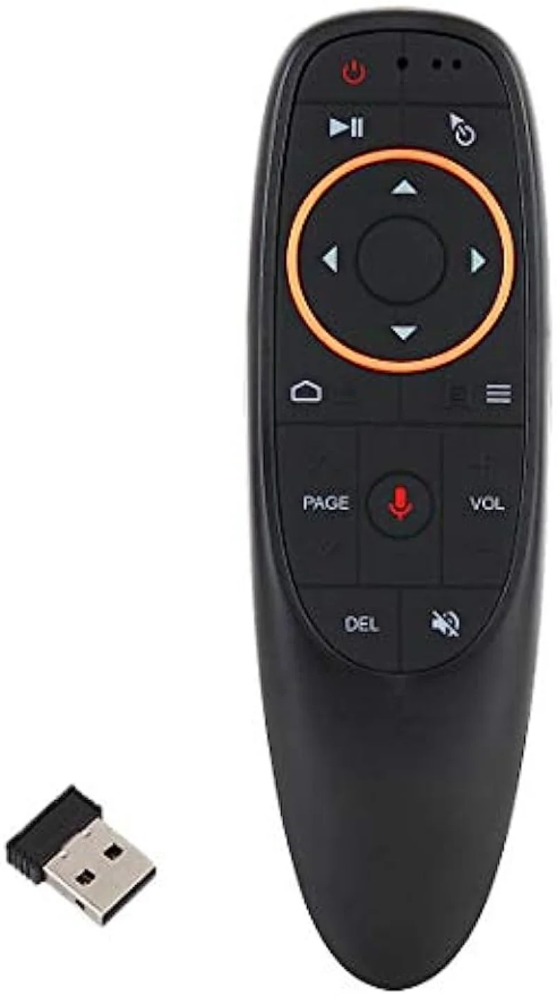 Беспроводной пульт дистанционного управления с 6-осевым гироскопом и ИК-обучением с голосовым вводом для Android TV Box/ПК/Smart TV/HTPC/Проектора