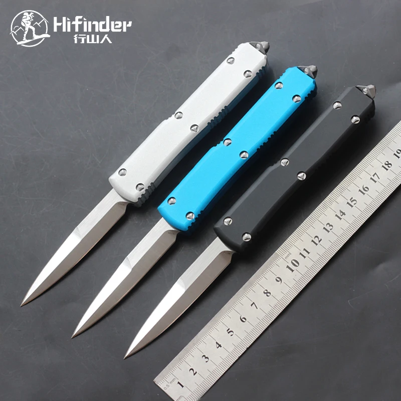 Версия Hifinder лезвие ножа: D2 (мойка камня/ сатинировка) 6061-T6 Алюминиевая ручка для выживания в кемпинге на открытом воздухе EDC охота тактический инструмент