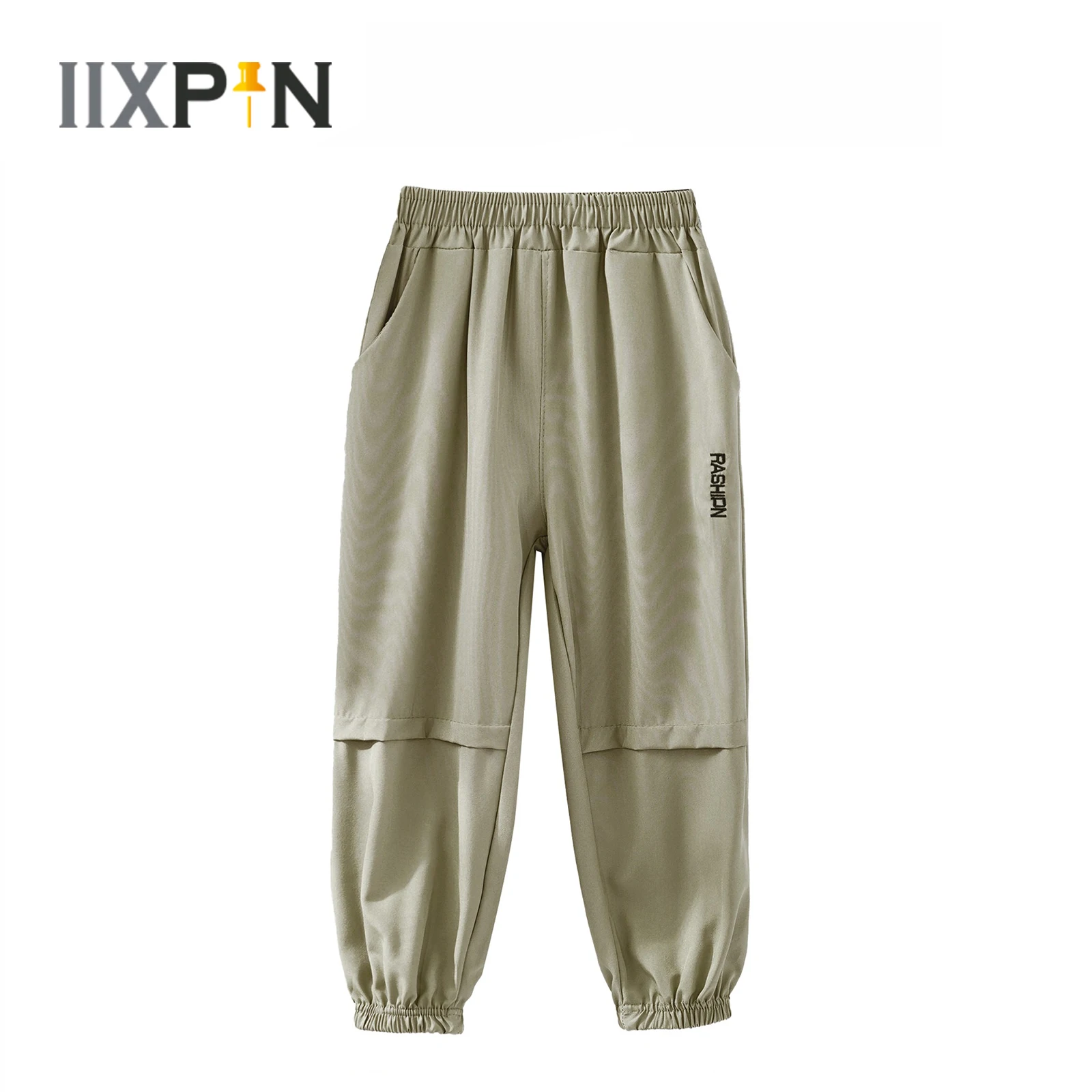 Весенне-осенние брюки для мальчиков, Повседневные спортивные брюки, Эластичные быстросохнущие спортивные брюки с карманами для тренировок, одежда для бега