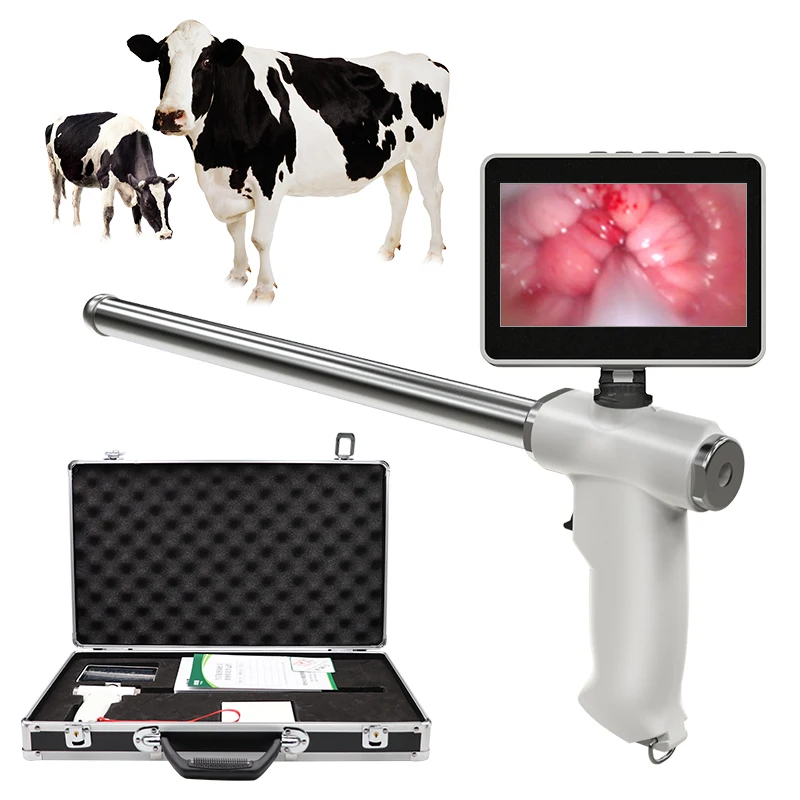 Визуальный Эндоскоп Для Коров Пистолет для спермы Молочный скот Ветеринарное Разведение Инструменты Для Осеменения Коров Искусственное Устройство