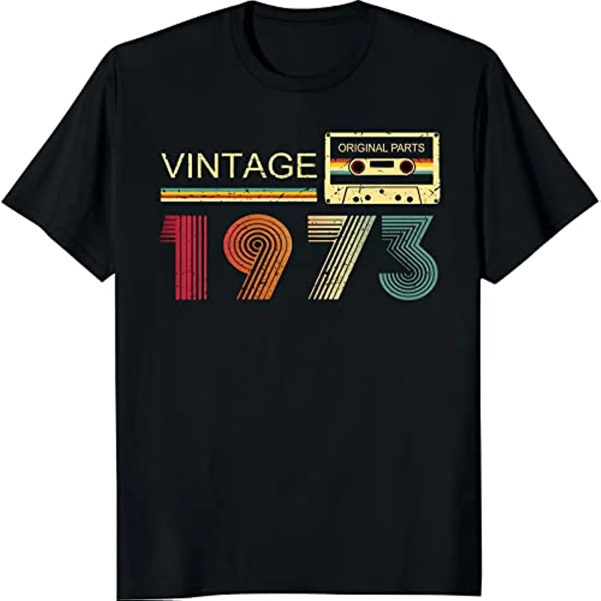 Винтажные футболки 1973 Y2k для мужчин, Подарки на 50-й день Рождения для мужчин, Мужа, Брата, друзей, папы, 1973, Модальная футболка с круглым вырезом