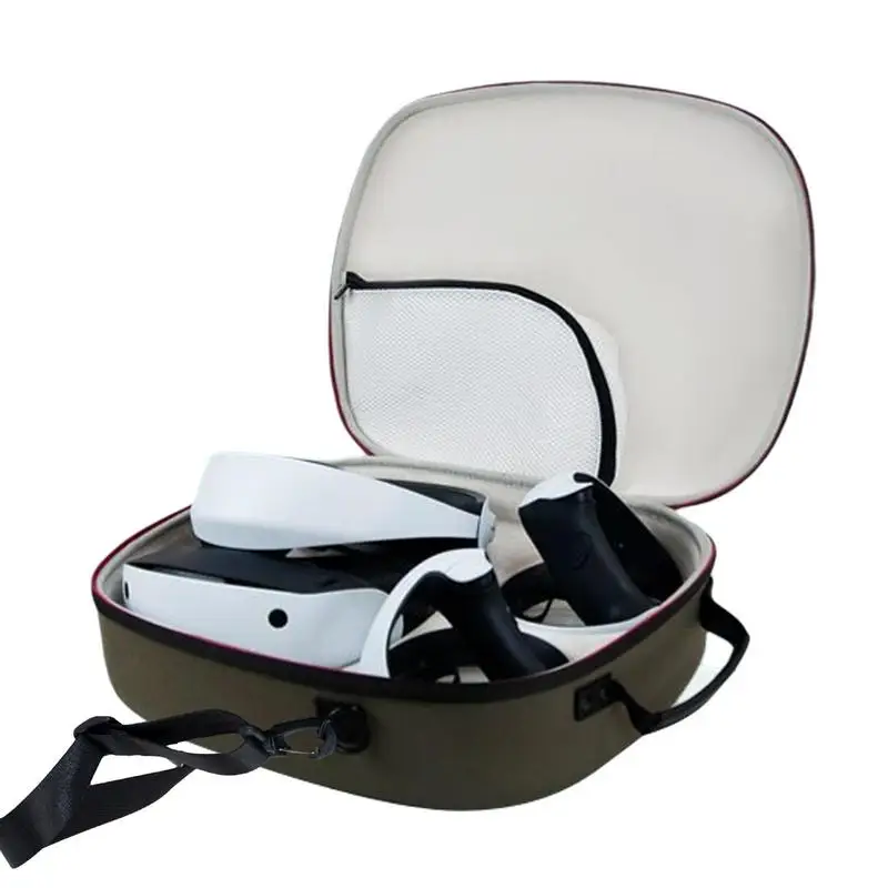 Водонепроницаемая сумка для хранения PSVR2, Многофункциональная Портативная сумка на молнии через плечо, Сумка для хранения PS VR2 All-in-1 VR и аксессуаров