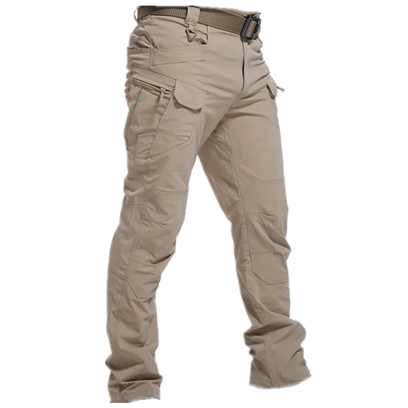 Городские военные тактические брюки Мужские специальные боевые брюки с несколькими карманами, водонепроницаемые износостойкие повседневные тренировочные комбинезоны 2023