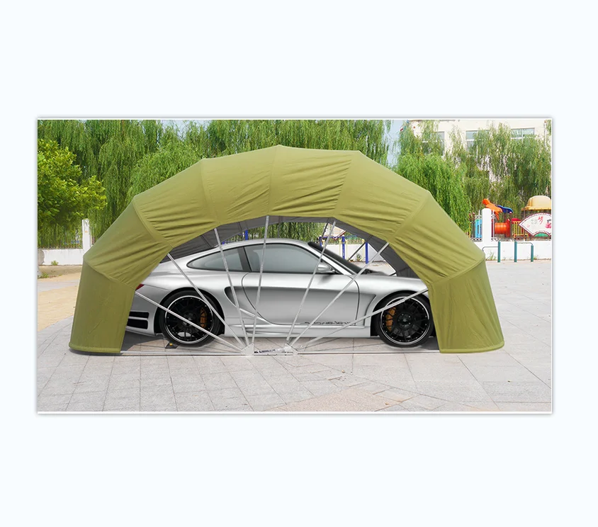 Горячая продажа Передвижной складной гараж для автомобилей непромокаемый огнезащитный навес для парковки, утолщенный и теплый чехол для автомобиля, автомобильная палатка