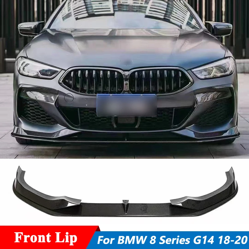 Губа Спойлера Переднего Бампера Из Углеродного волокна AC Style Для BMW 8 Серии G14 G15 G16 M-Тюнинг спортивных Автомобилей 2018-2020