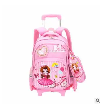 Детский школьный рюкзак на колесиках, сумка на колесиках для школы, дорожные багажные сумки для девочек, сумка на колесиках, школьные рюкзаки на колесиках