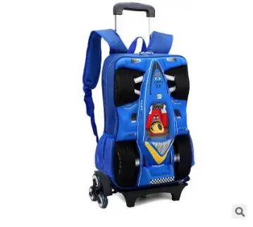 детский школьный рюкзак на колесиках, школьная сумка-тележка для мальчика, детская тележка для багажа, сумка на колесиках, Детский школьный рюкзак для детей