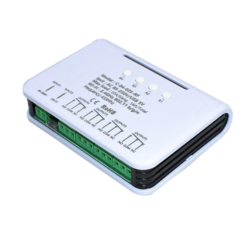 Для Ewelink реле 4CH умный дом модуль переключателя Wifi 16A реле радиочастотный пульт дистанционного управления умный таймер