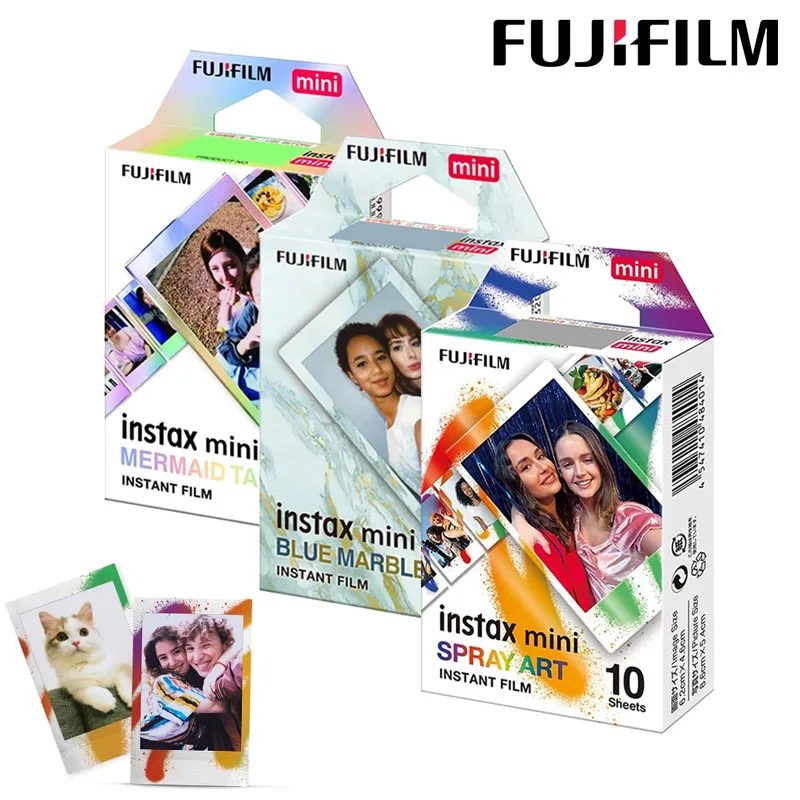 Для Fujifilm Instax Mini 8 Пленка в полоску С Рамкой 30 Листов Фото Для камеры мгновенной печати Mini 11 9 7s 50s 50i 90 25 dw Share SP-1