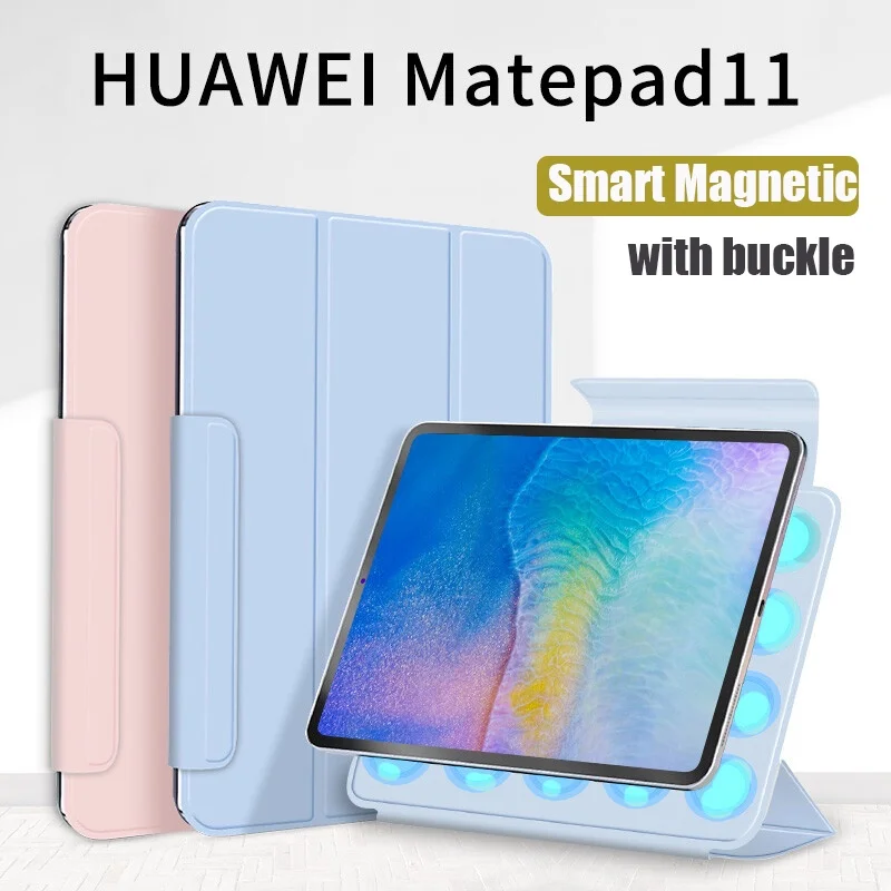 Для Huawei Matepad Air 2023 11,5 Pro 10,8 11 Pro 11 2022 Чехол-Подставка Smart Shell С Сильной Магнитной Адсорбцией, Откидной Кожаный Чехол