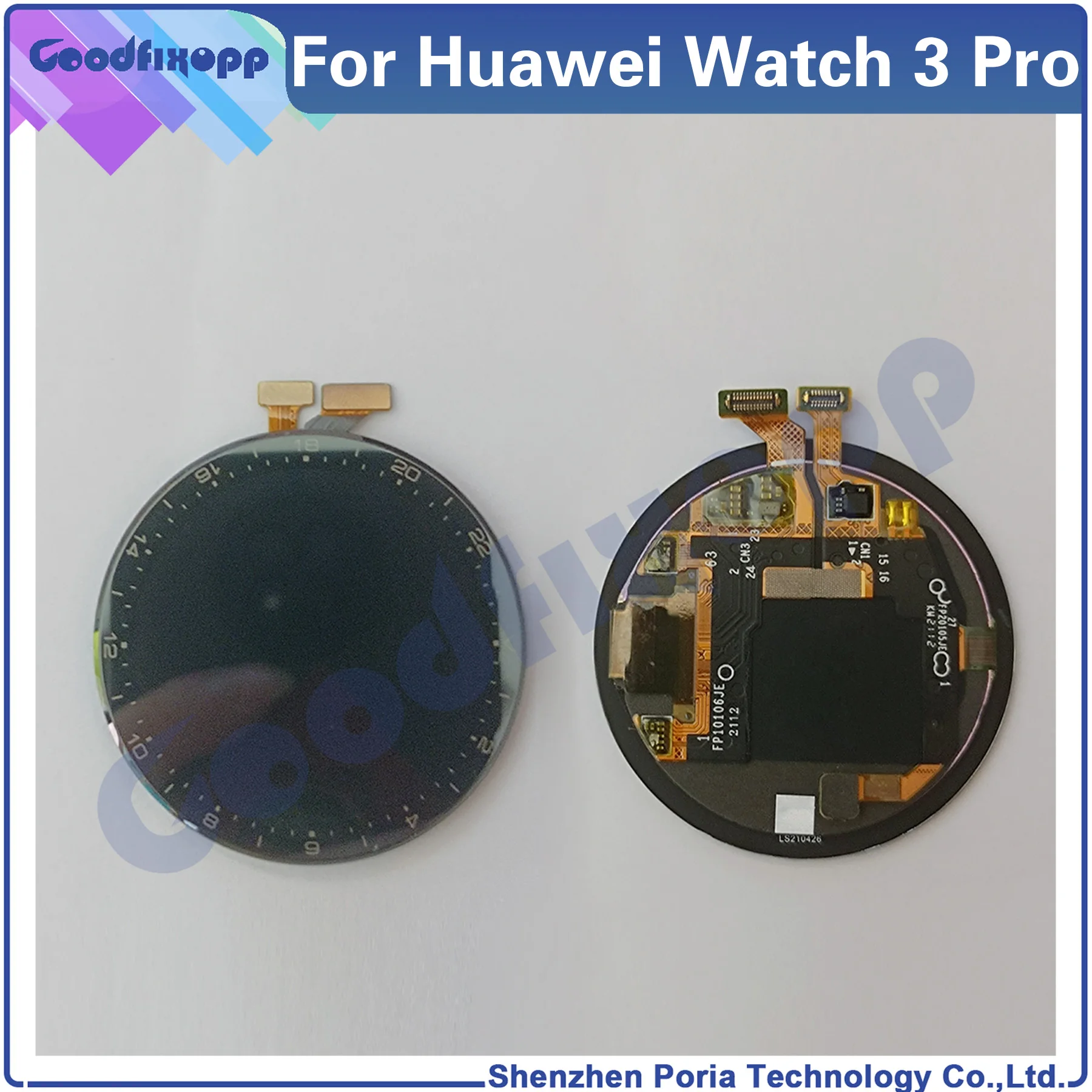 Для Huawei Watch 3 Pro ЖК-дисплей с Сенсорным экраном Дигитайзер В Сборе Для Замены Watch3Pro