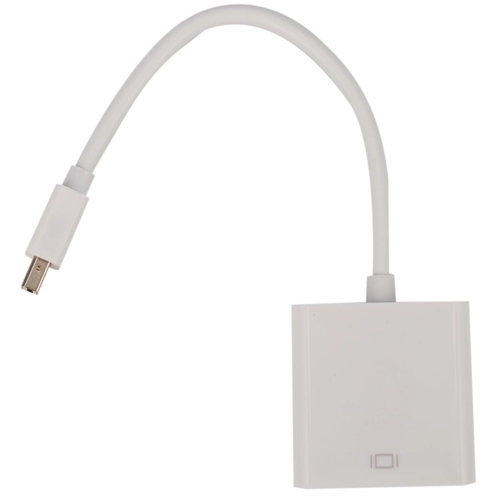 Для MacBook Air Pro iMac Mac Mini Thunderbolt Mini DisplayPort Дисплейный порт Mini DP-VGA Кабель-адаптер 1080P (белый)