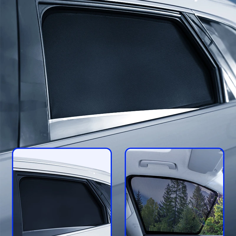 Для Mercedes Benz GLK 2008-2015 200 220 250 350 автомобильный солнцезащитный козырек с магнитной сеткой на лобовом стекле, солнцезащитный козырек на заднем боковом окне
