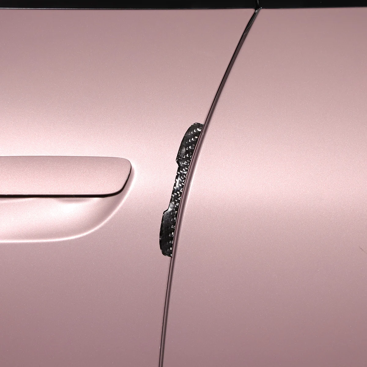 Для Porsche Taycan 2019 2020 2021 2022, Мягкая накладка на бампер двери автомобиля из углеродного волокна, наклейки для защиты от столкновений, Автомобильные аксессуары
