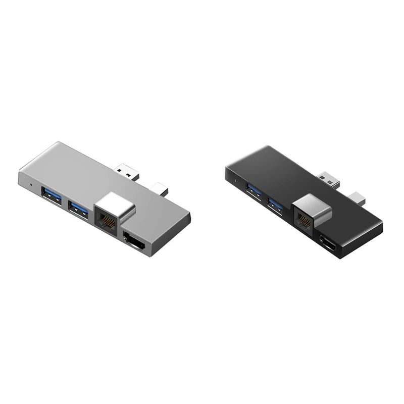 Для Surface Pro 4 5 6 Док-станция-концентратор С 4K HDMI-Совместимым устройством чтения карт памяти Gigabit Ethernet 2 Порта USB 3.1 Gen 1