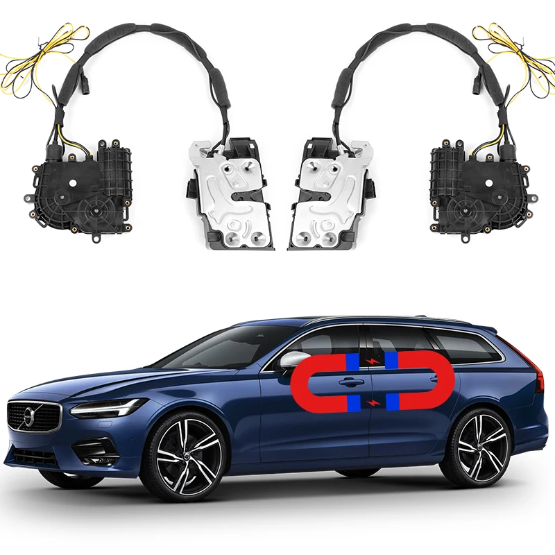 Для Volvo V90 переоборудована электрическая всасывающая дверь с автоматическими замками Car Intelligence Soft Close специальные вспомогательные инструменты