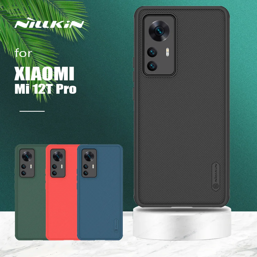 для Xiaomi Mi 12T Pro Чехол Nillkin Super Frosted Shield Ультратонкий Защитный чехол для ПК Чехол для Xiaomi Mi12T Mi 12T Pro Чехол