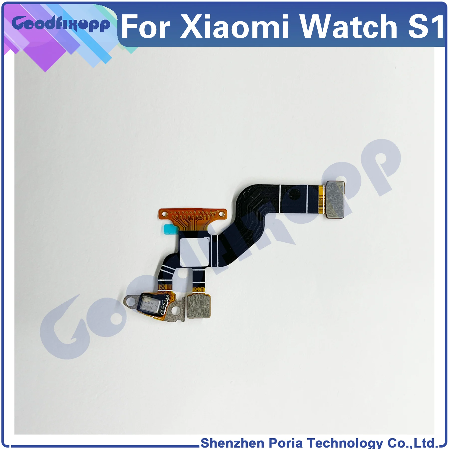 Для Xiaomi Watch S1 M2108W1 Кабель барометра Гибкий Воздушный микрофон Динамик Микрофон Передатчик Давления Замена деталей