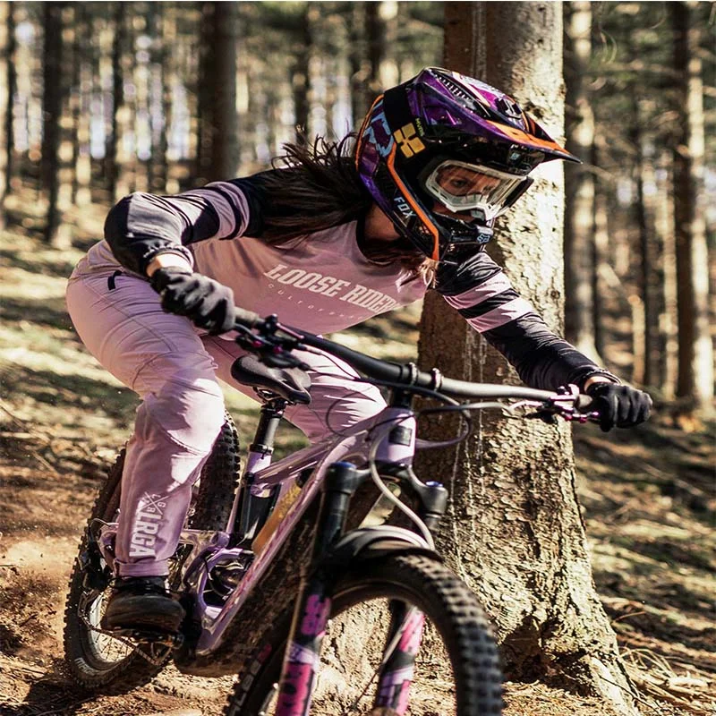 Женская мотоциклетная одежда для команды по горному велосипеду, свободная рубашка для гонщиков с длинными рукавами, толстовка для гонок на выносливость BMX DH по пересеченной местности