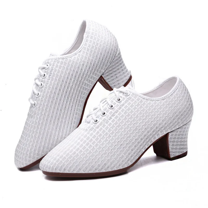 Женская обувь для танцев в стиле Модерн Джаз Сальса, Кроссовки Для женщин и девочек, Дышащие туфли для бальных танцев на мягкой подошве, Обувь для Танго 5 см