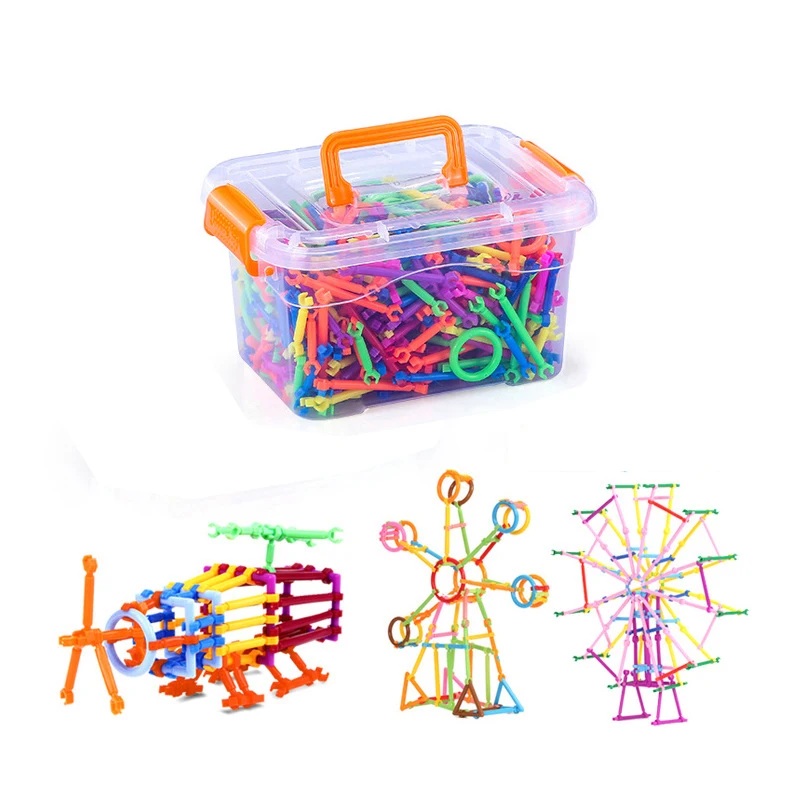 Забавные Родительские Волшебные Палочки Строительный Набор Красочные 4D Соединяющиеся Блоки Развивающие Развивающие Игрушки 