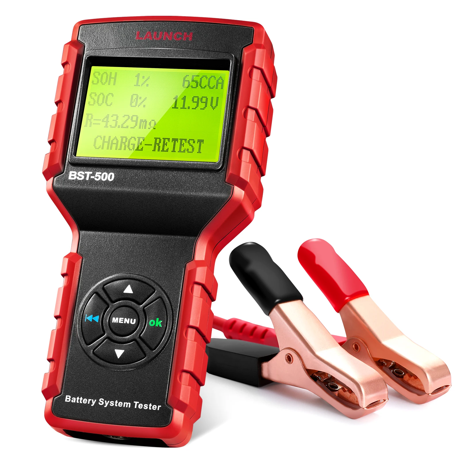Запустите цифровой тестер заряда разряда автомобильного аккумулятора BST-500, тестер емкости аккумулятора