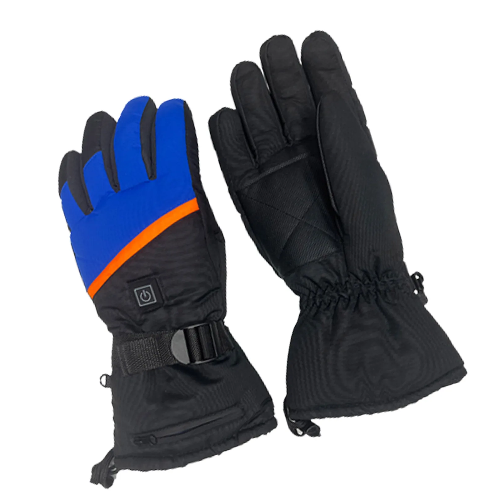Зимние лыжные перчатки для сноуборда, толстые мягкие перезаряжаемые, с подогревом, противоскользящий дизайн для езды на велосипеде, мотоцикле, пешего туризма