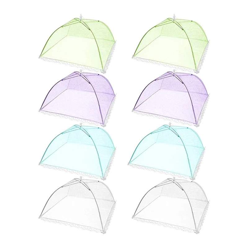 Зонт-палатка с сетчатым экраном из 8 предметов для улицы, вечеринок, пикников, многоразовый и складной