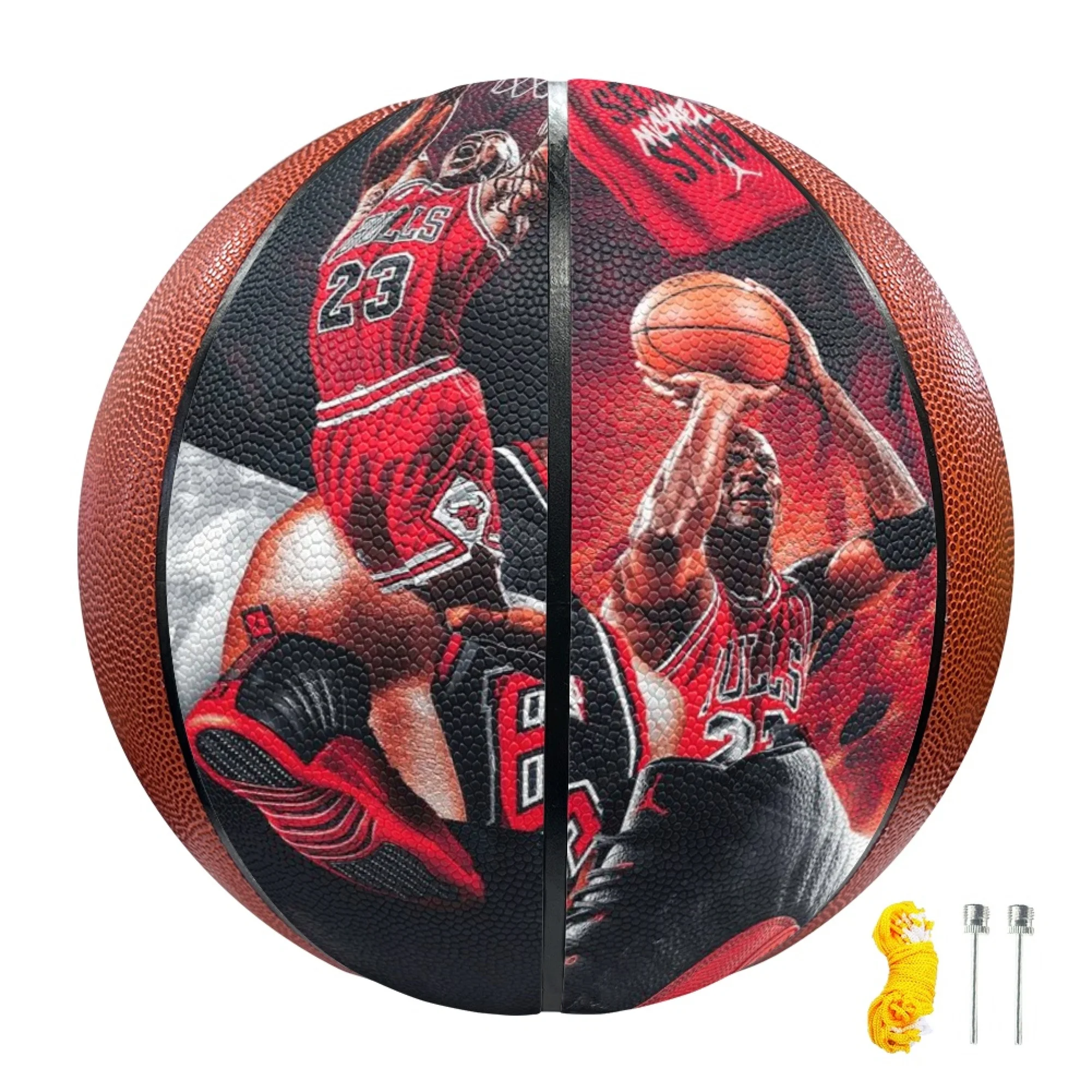 Изготовленный На заказ Абсолютно новый Высококачественный баскетбольный мяч нестандартного размера Из кожи Для игры на открытом воздухе в помещении, тренировочный мужской и женский молодежный баскетбольный мяч