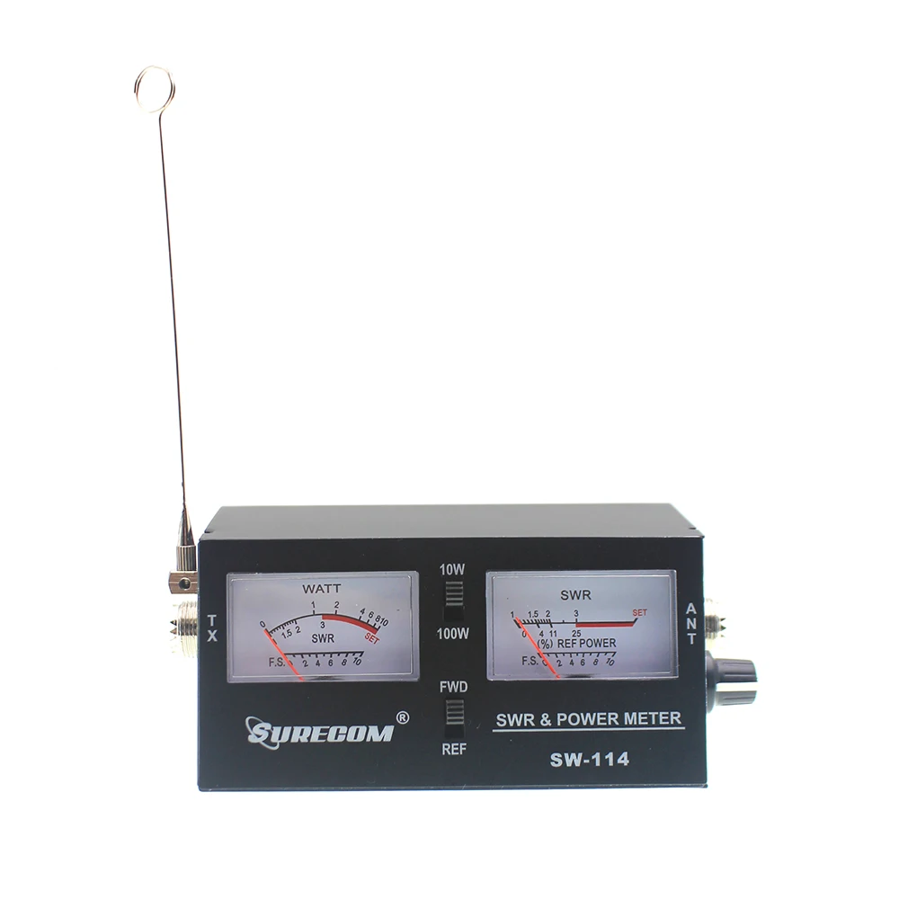 Измеритель мощности 3 Функции Аналоговый С Surecom 27-30 МГц SWR/RF/Field SW-114 Измеритель мощности антенны с напряженностью поля 3 функции Analo