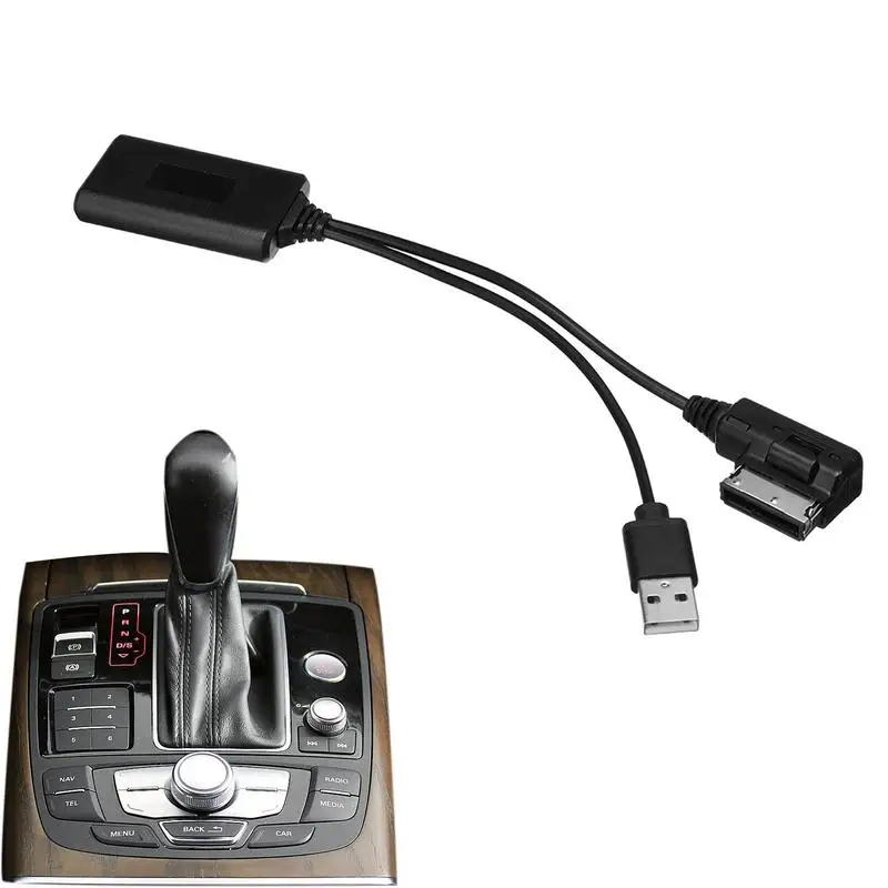 Интерфейсы аудиокабеля USB Blue Tooth, модуль приемника Blue Tooth, кабель-адаптер для радио Стерео автомобиля VW, простые подключаемые аудиокабели