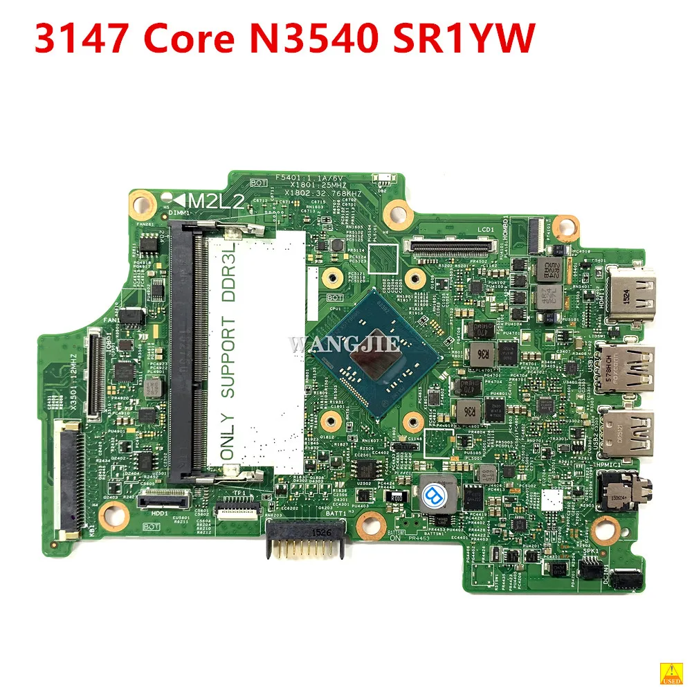 Используется Для DELL Inspiron 11 3000 3147 Core N3540 SR1YW Материнская плата CN-0KW8RD 0KW8RD 13270-1 Материнская плата ноутбука DDR3 100% Рабочая