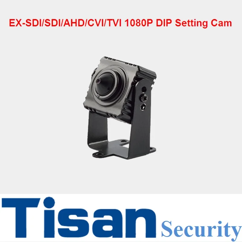 Камера видеонаблюдения EX-SDI SDI AHD CVI TVI Аналоговая 6-В-1 с 3,7 мм объективом 1080P Мини-домашняя камера безопасности в помещении